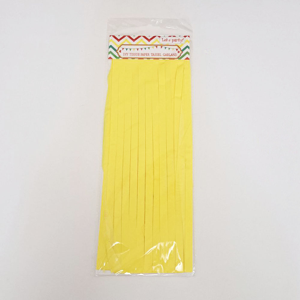 Помпон "Кисточка" 35 х 25 см 5 листов желтый Помпон "Кисточка" 35 х 25 см 5 листов желтый