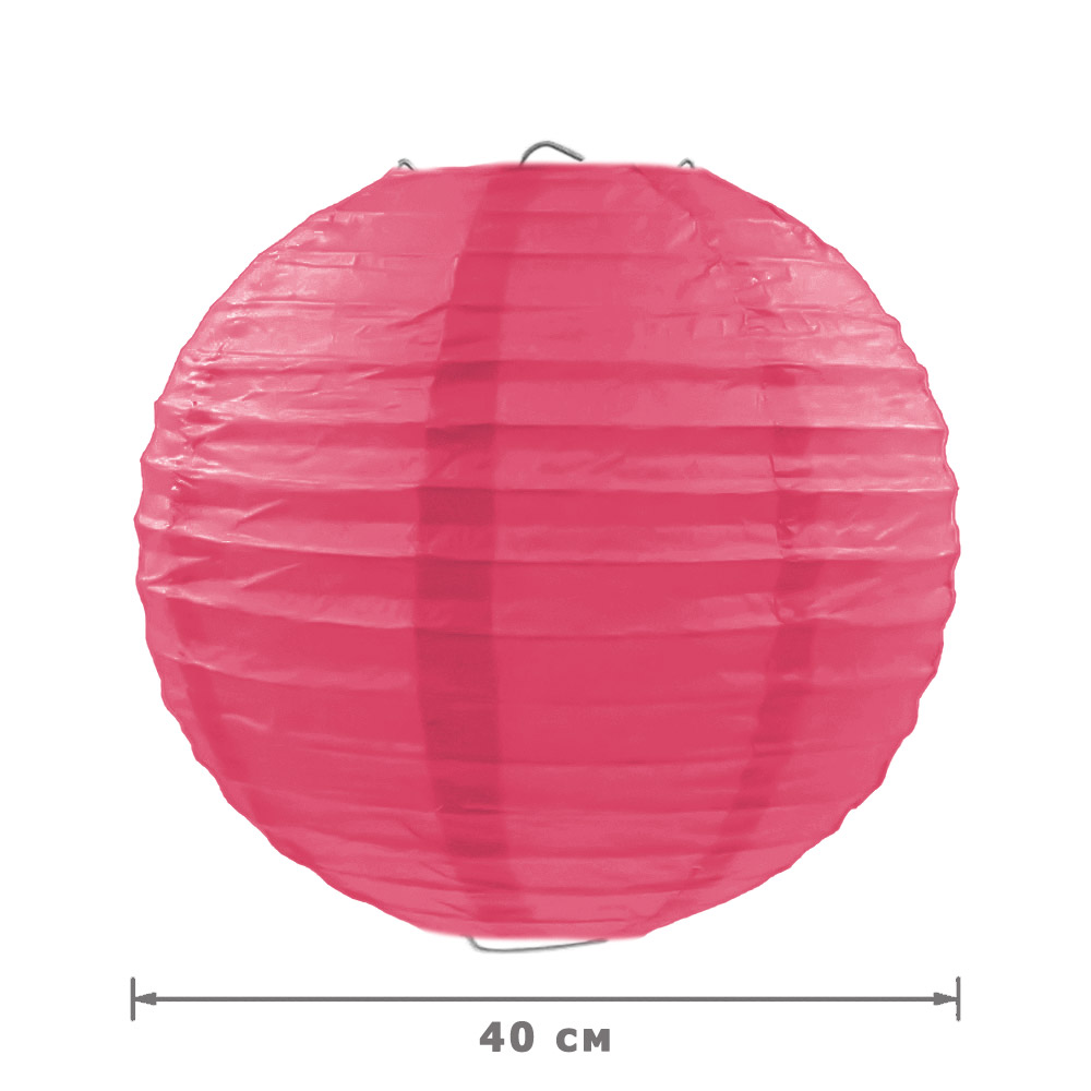 Подвесной фонарик стандарт 40 см амарантовый new