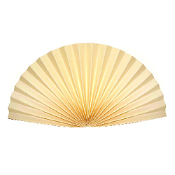 Веер-гармошка 160г/м 60 см, айвори