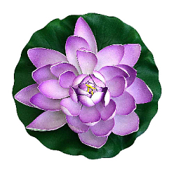 Лилия плавающая 28х28 см сиреневый