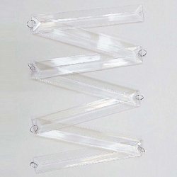 Подвеска из 7шт акриловых полосок, 1,4м 