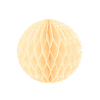 Бумажное украшение шар ажурный 10 см айвори