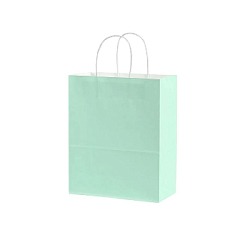Пакет подарочный 22х27х11 см, мятный